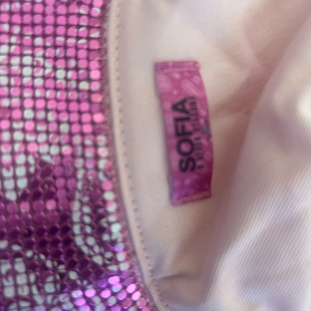 Sofia Pink Sequin Hat